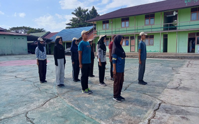 Semangat Berlatih di Masa Libur, Tim Paskib MAN Tanah Laut Matangkan Persiapan Hadapi Kejurcab Paskibra 2026